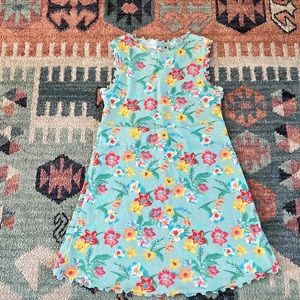 Art Class floral dress with ruffle detail - 5t - EUC
